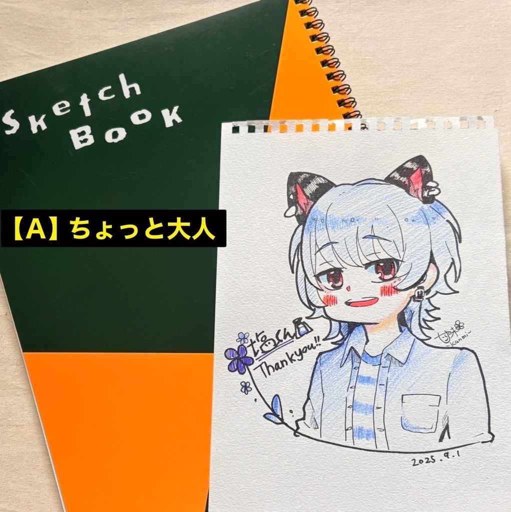 ✳︎アナログスケッチイラスト✳︎オーダー【おまかせ】