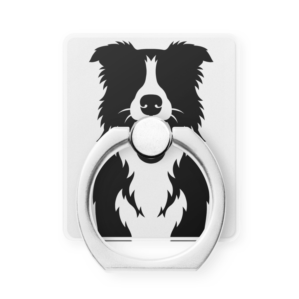 【咥えるスマホリング】ボーダーコリー