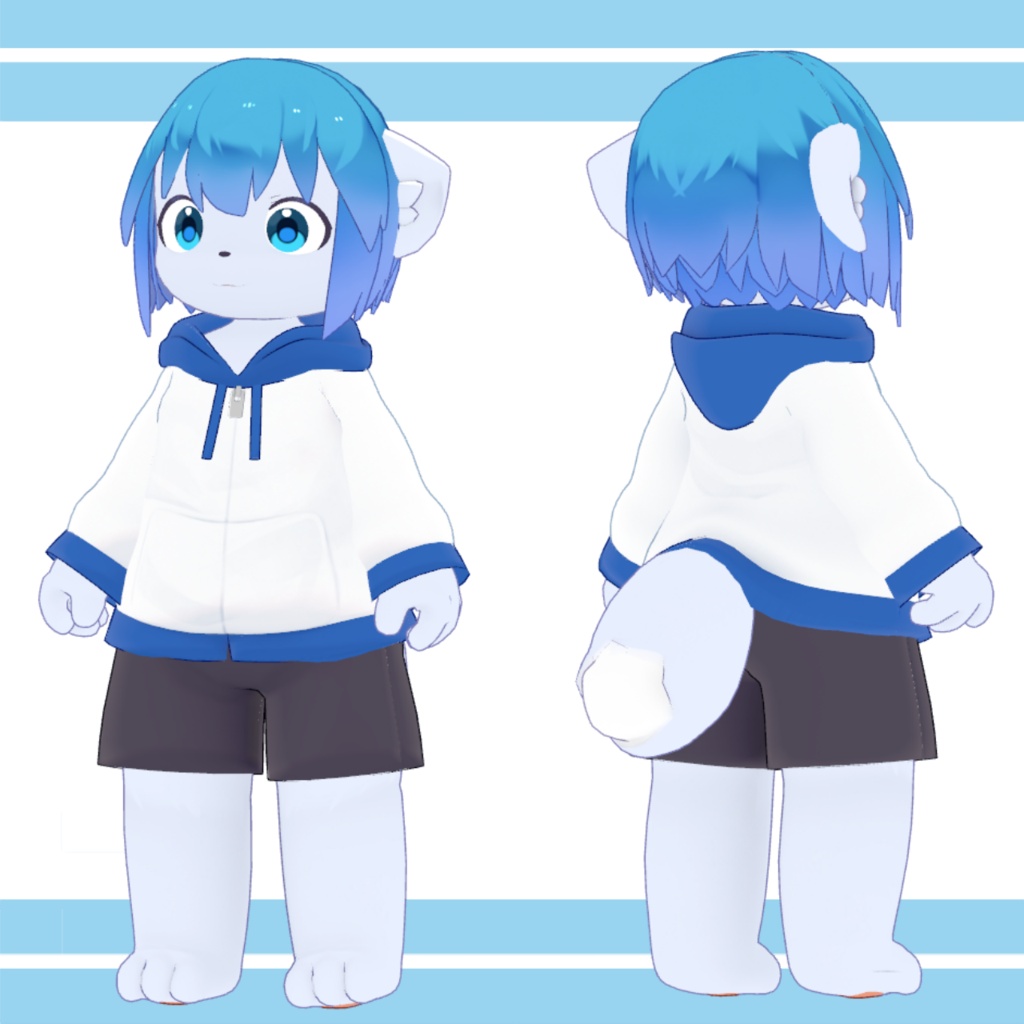 【無料/Free】オリジナル3Dモデル【Spica】