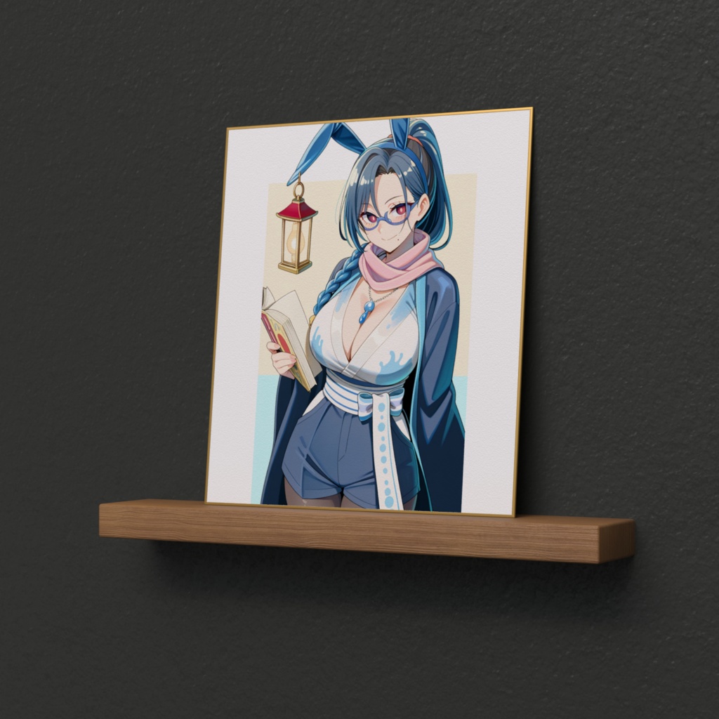 読書のうさバニ 和風色紙