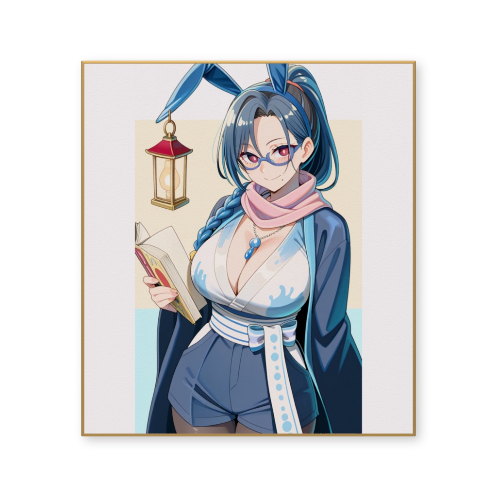 読書のうさバニ 和風色紙