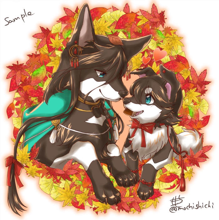 擬獣化土方組キーホルダー 秋ver(あんしんBOOTHパック)