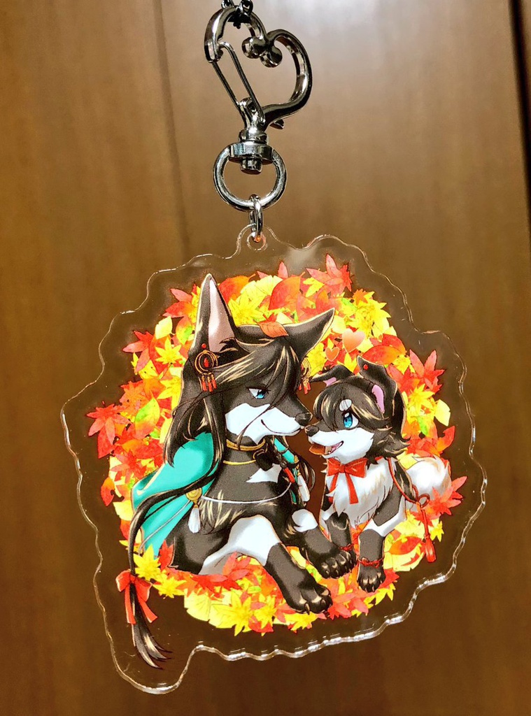 擬獣化土方組キーホルダー 秋ver(あんしんBOOTHパック)