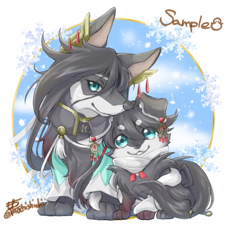 擬獣化土方組アクリルスタンド (クリックポスト)