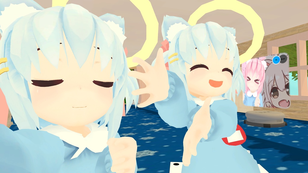 「ねこみ&ねむ」オリジナル3Dモデルセット