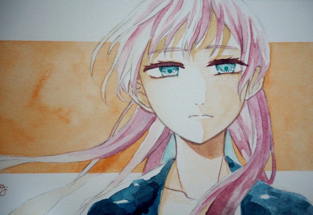 ドローイング（聖少女）