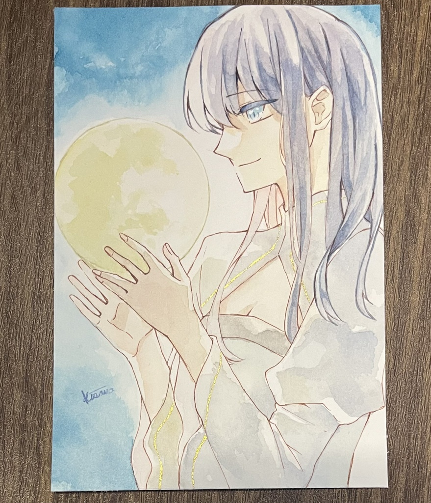 ドローイング（満月の魔女）