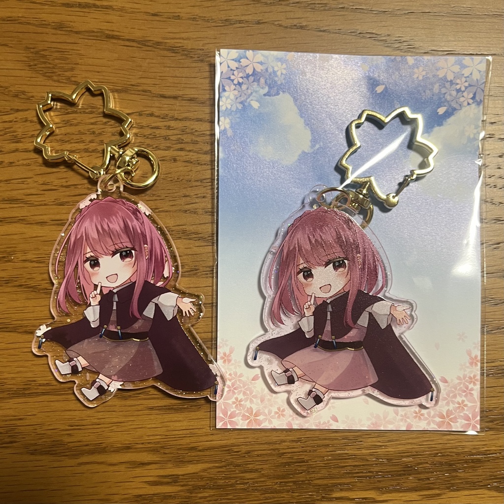 アクリルキーホルダー（桜クローディア）
