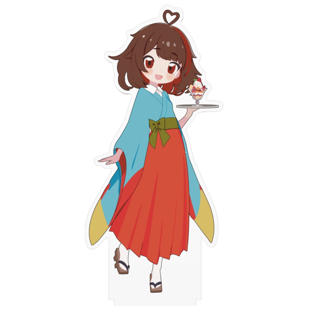 【アクリルフィギュア】みかんぼ~🍊和カフェ衣装立ち絵