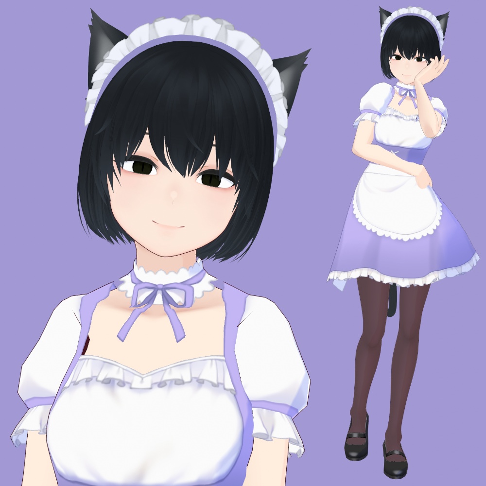 【VRoid】nekomimi_maid_girl.vroid