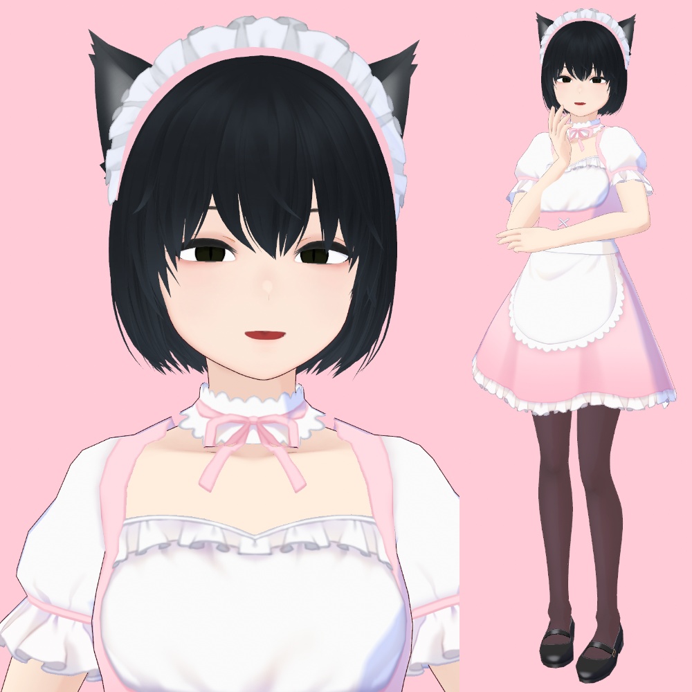 【VRoid】nekomimi_maid_girl.vroid