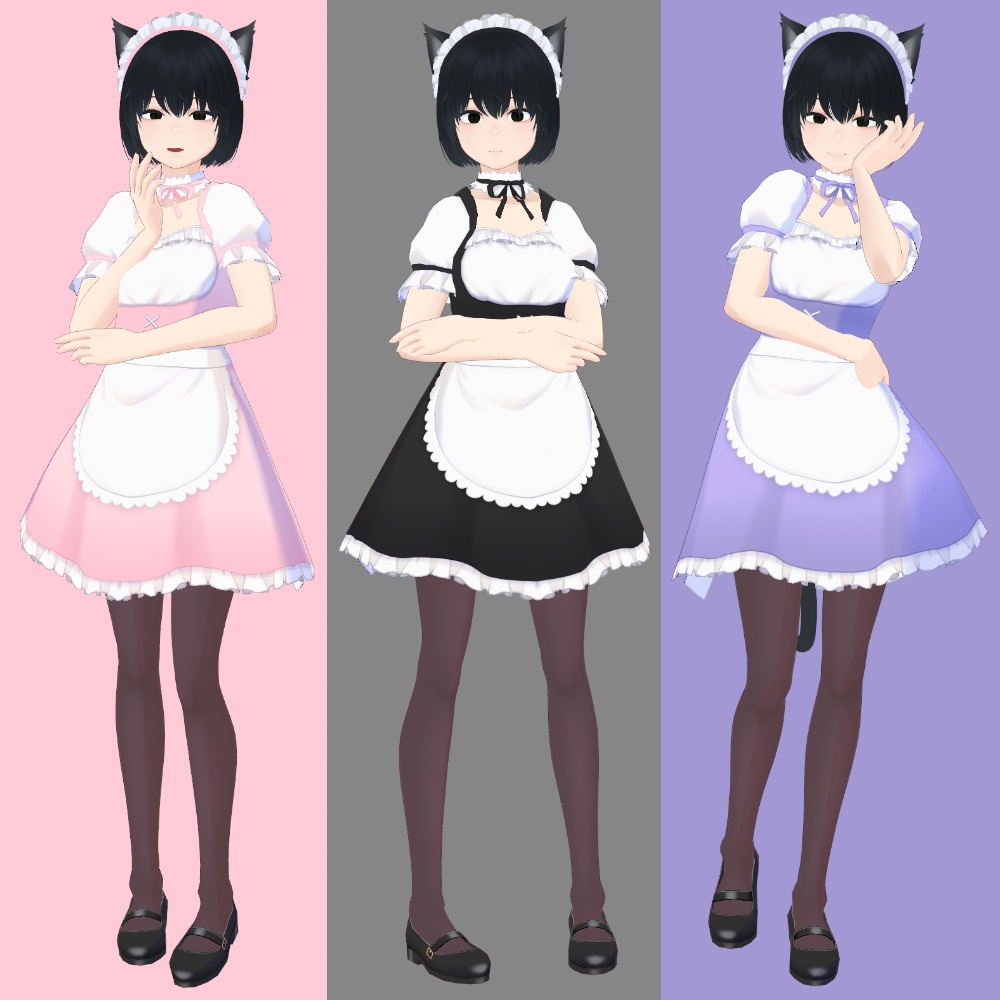 【VRoid】nekomimi_maid_girl.vroid