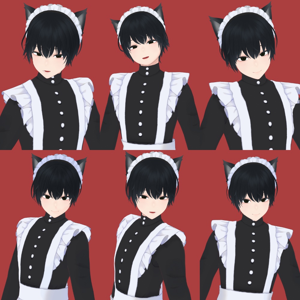 【VRoid】nekomimi_maid_boy_classic.vroid