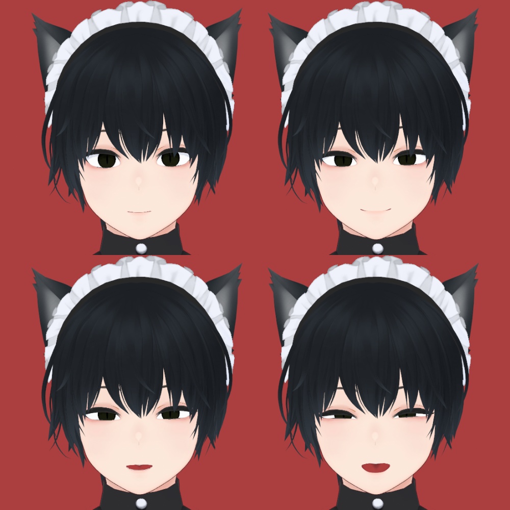 【VRoid】nekomimi_maid_boy_classic.vroid