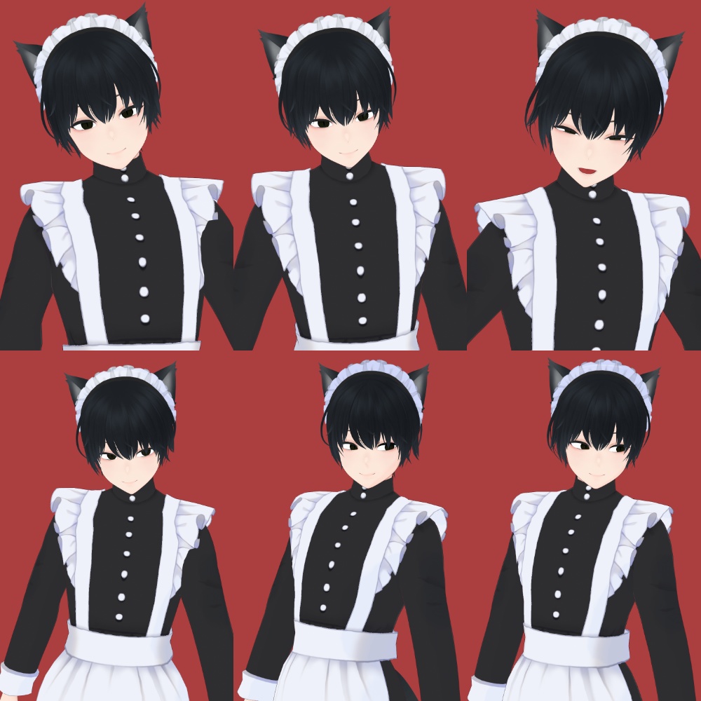 【VRoid】nekomimi_maid_boy_classic.vroid