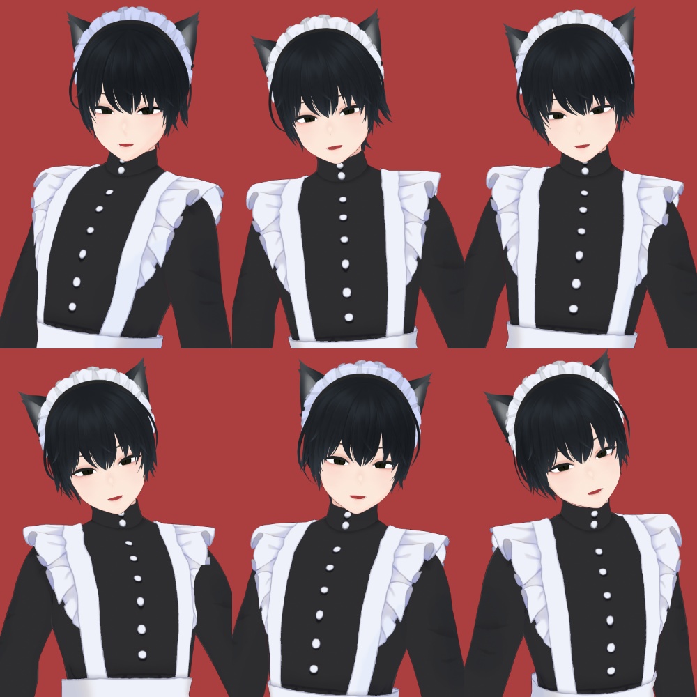 【VRoid】nekomimi_maid_boy_classic.vroid