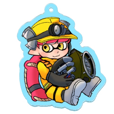 クマサン印のスロッシャー　アクリルキーホルダー