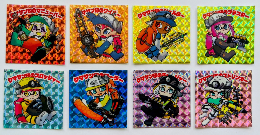 クマサン印のローラー ホログラムステッカー