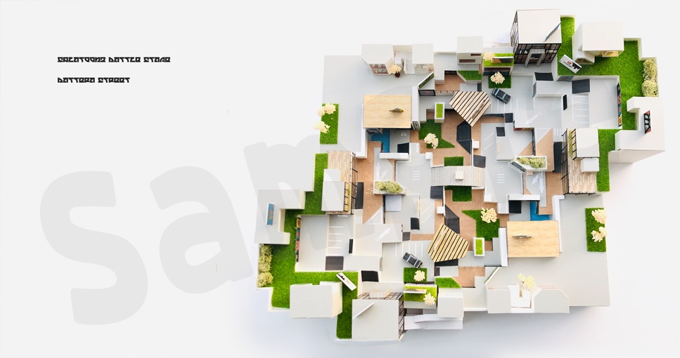 バッテラストリート模型写真集 『Bateira street Architectural model』