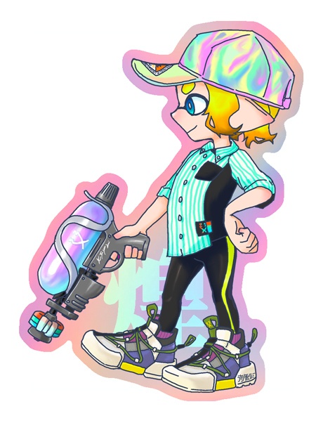 スシ煌 ホログラムステッカー