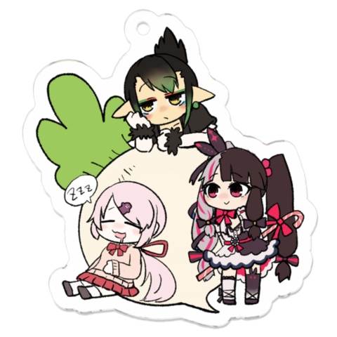 【非公式】にじさんじレジスタンス㈱アクリルキーホルダー