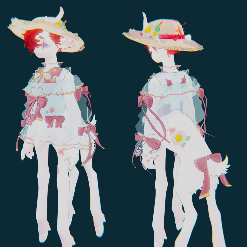 【鹿タウル対応】もくもくSummerDress