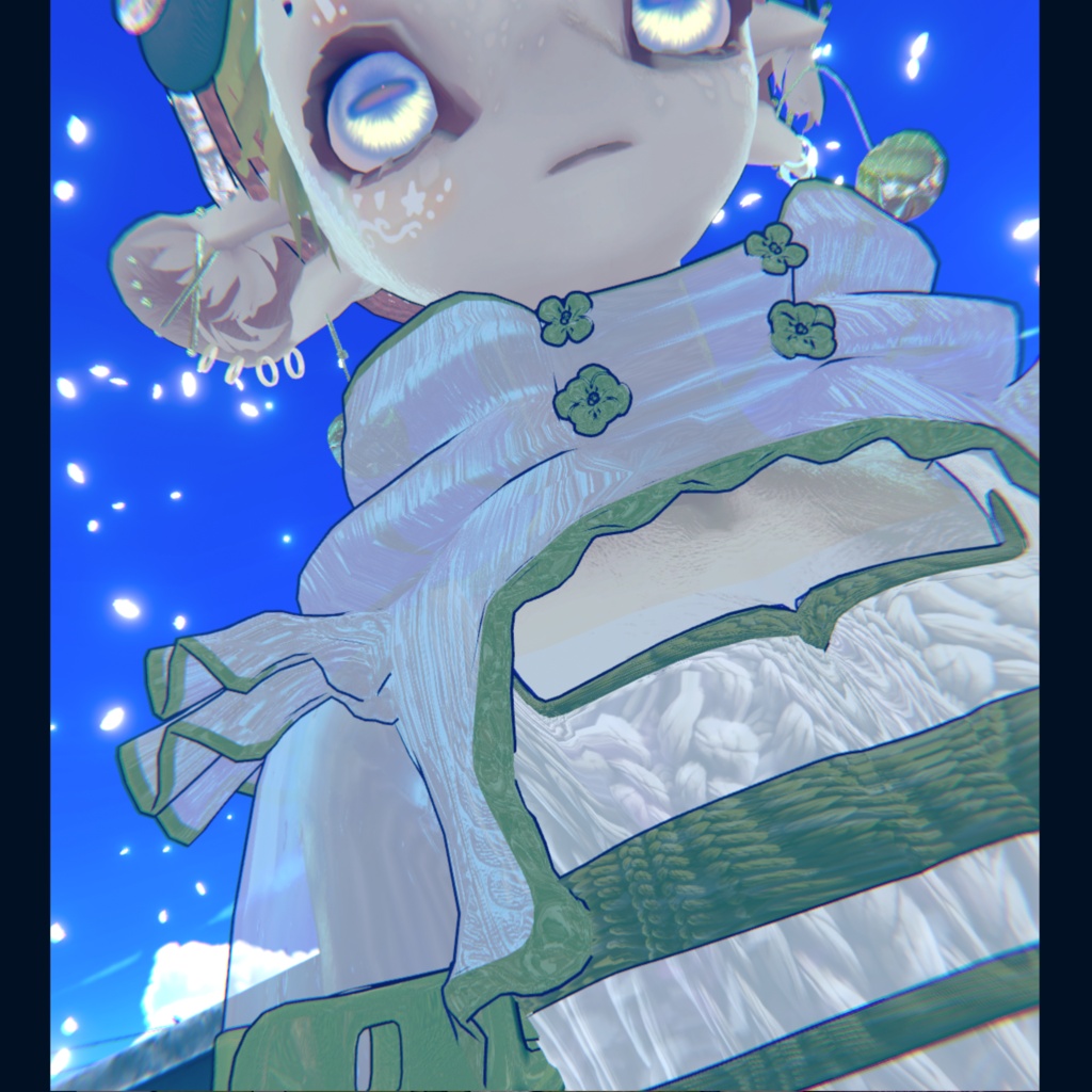 【鹿タウル専用衣装】白雲トップス