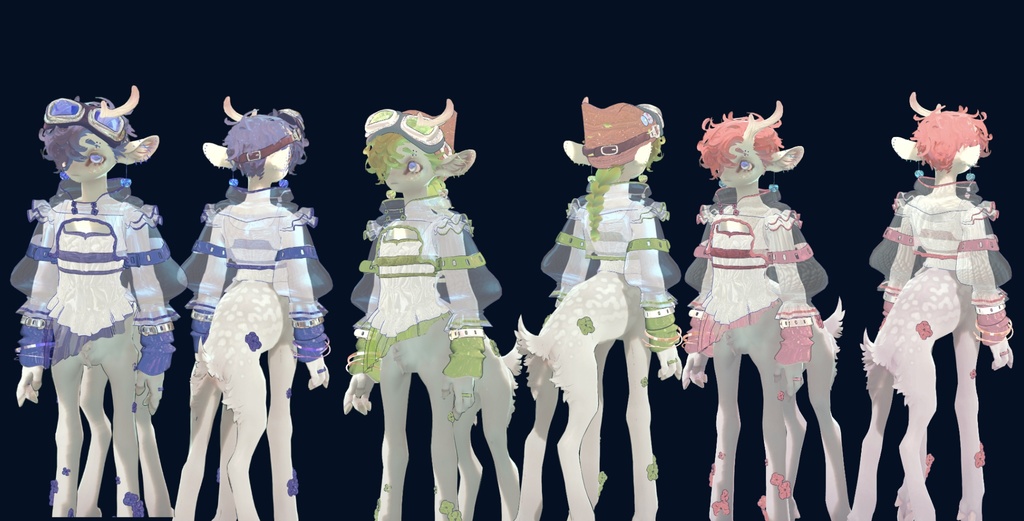 【鹿タウル専用衣装】白雲トップス