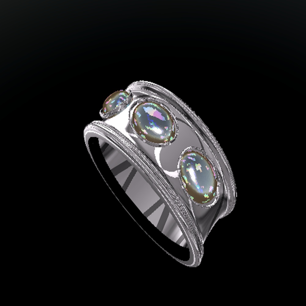 【VRChat想定】指輪モデル_No002【3Dモデル】