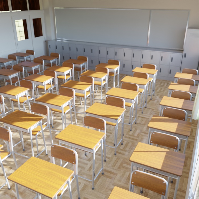 エモイ教室セット【.bland】【.fbx】