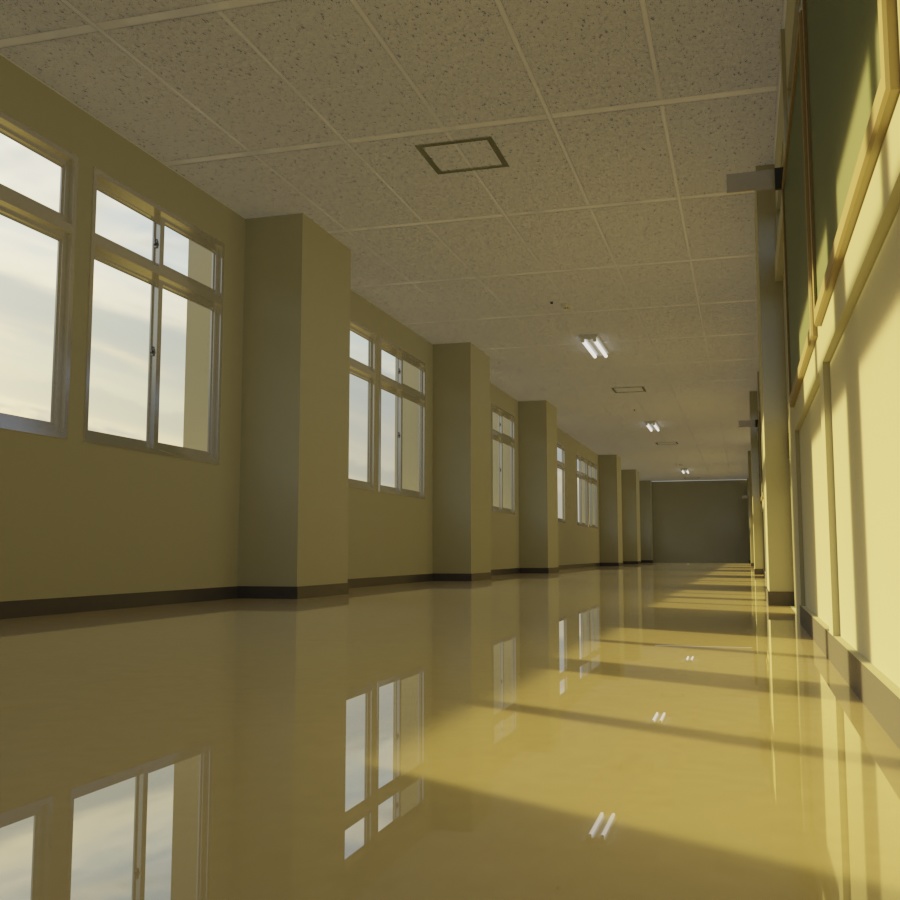 学校の廊下