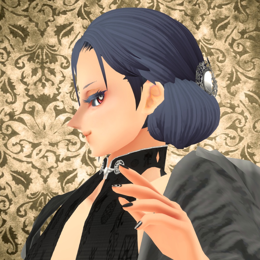 【Vroid 衣装】無料版有り 男女共用無名のチャイナ