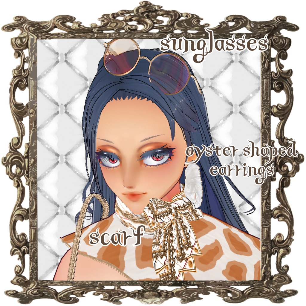 【無料版あり】クロップドジラフ(Cropped giraffe)【Vroid衣装】