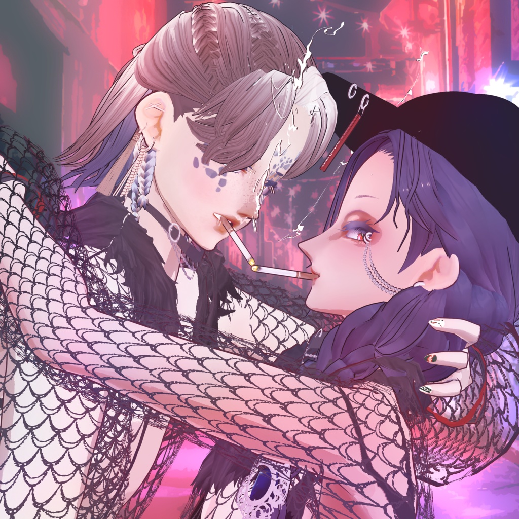 【VRoid衣装】the Bad Lovers -治安悪わるかっぷる-