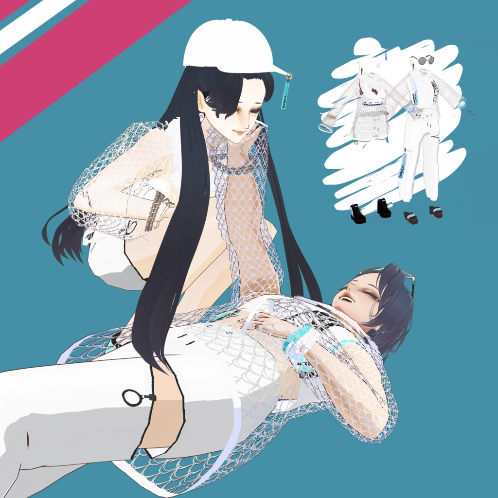 【VRoid衣装】the Bad Lovers -治安悪わるかっぷる-