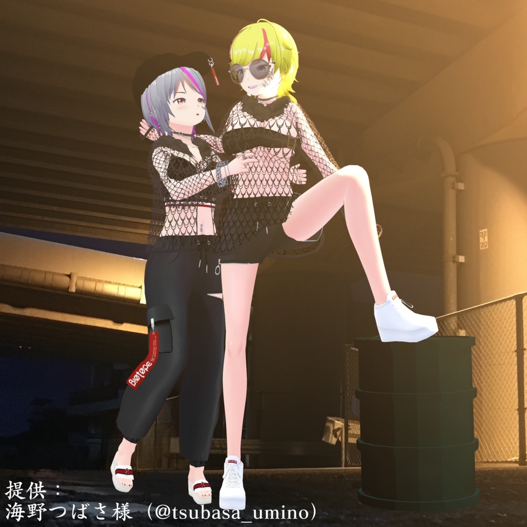 【VRoid衣装】the Bad Lovers -治安悪わるかっぷる-