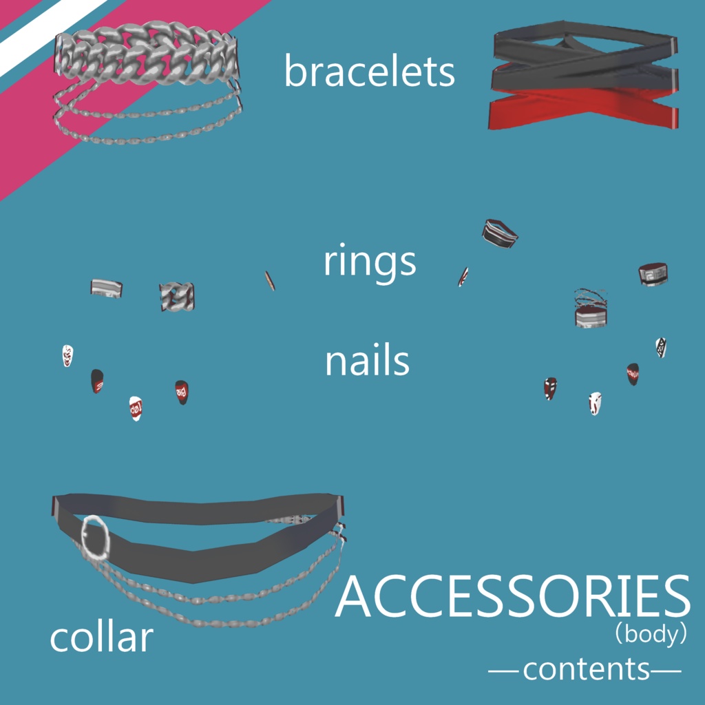 【VRoid衣装】the Bad Lovers -治安悪わるかっぷる-