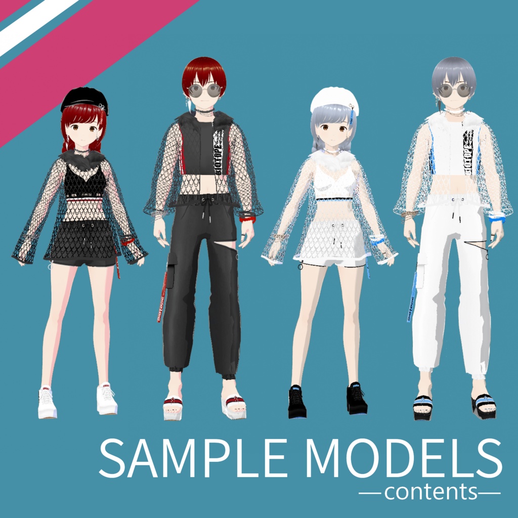 【VRoid衣装】the Bad Lovers -治安悪わるかっぷる-