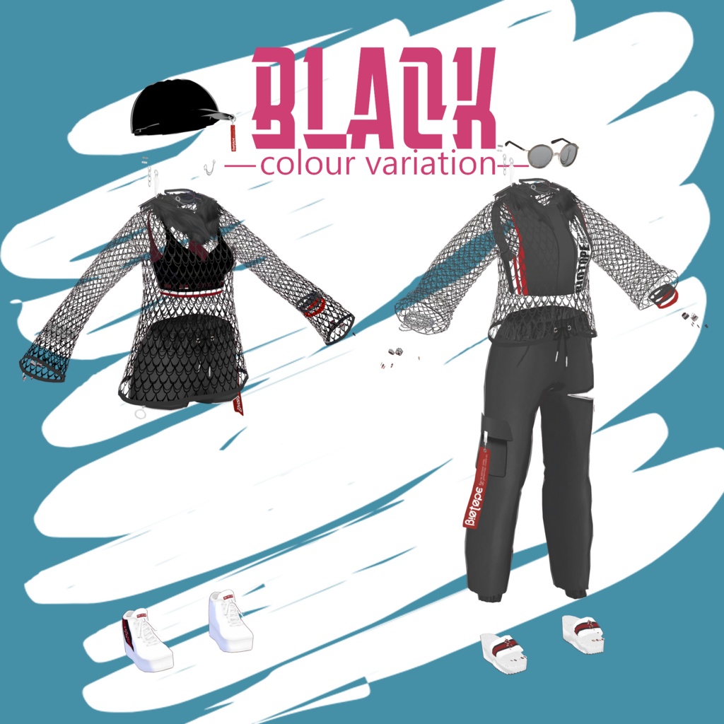 【VRoid衣装】the Bad Lovers -治安悪わるかっぷる-