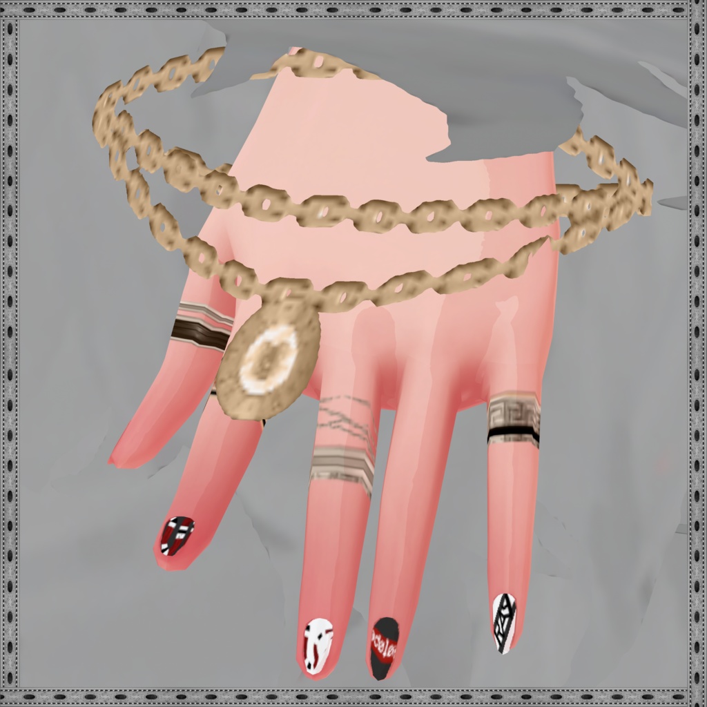 【VRoid衣装】the Gray Goat  ―もふもふファーコートとおしゃれな諸々―【全身コーディネート】