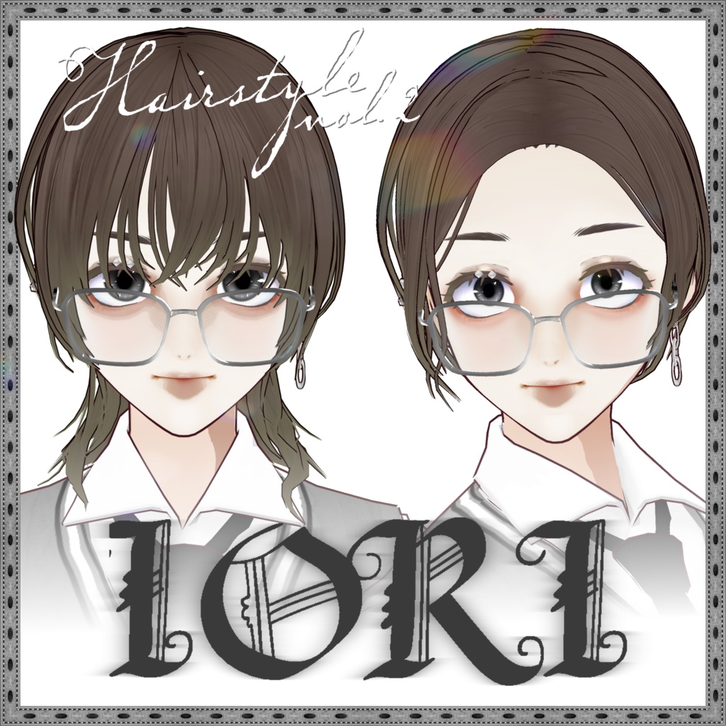 【VRoid髪型】Hair style vol.2 IORI