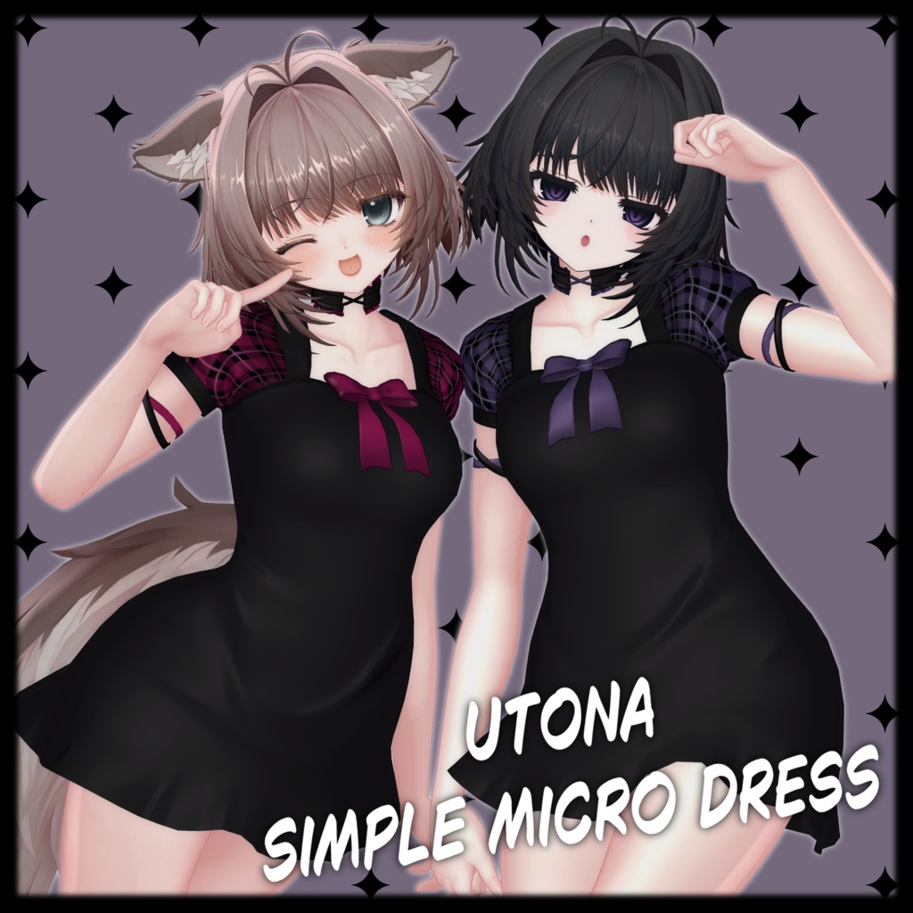 【ウトナちゃん対応衣装】SimpleMicroDress
