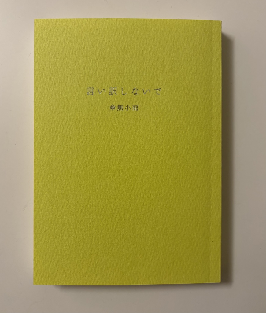 言い訳しないで