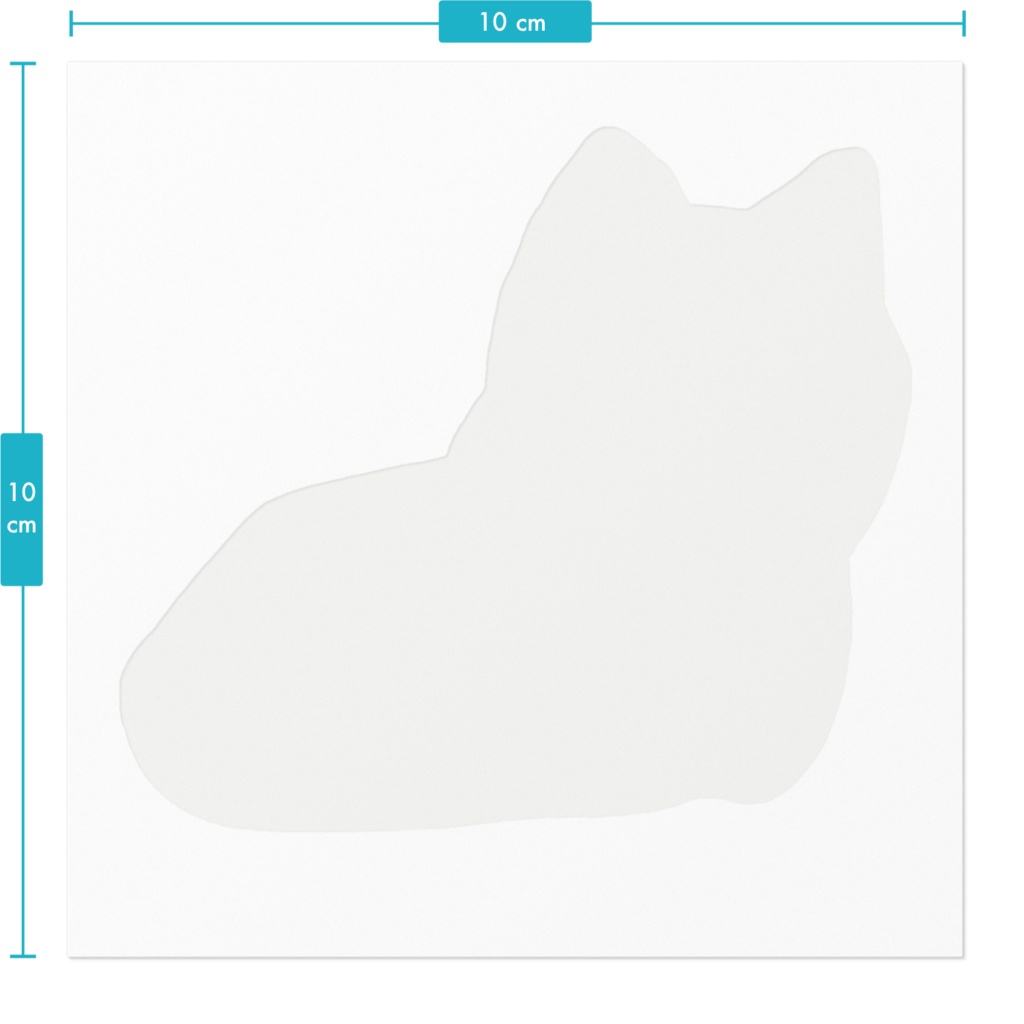 びっくりネコチャンステッカー