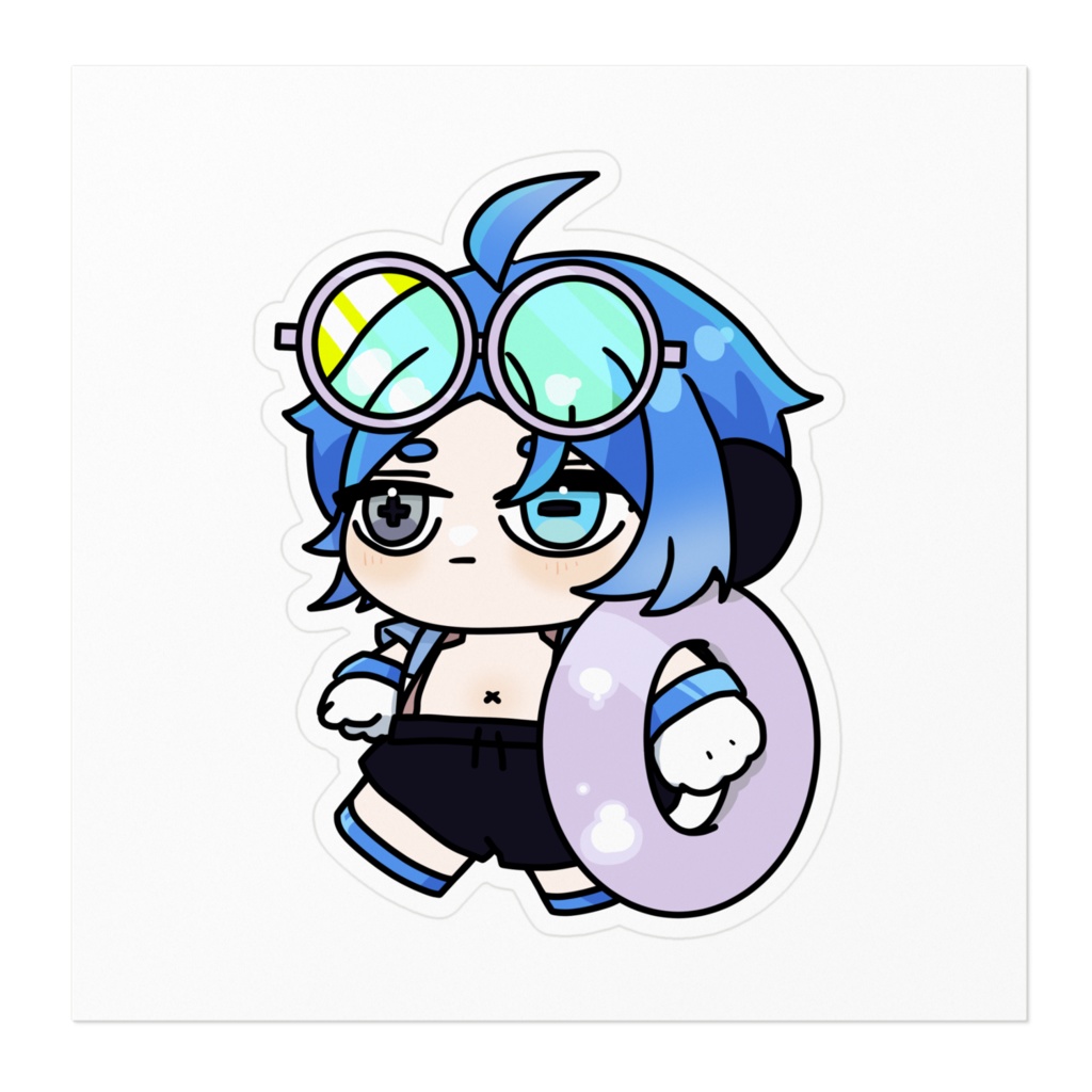 ウキウキsummerステッカー