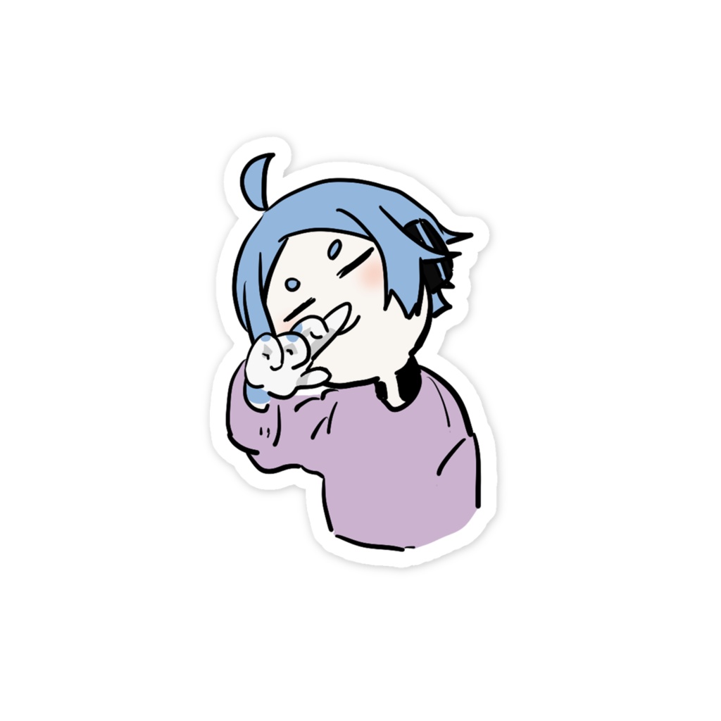 ドヤ顔天鼓樹ステッカー