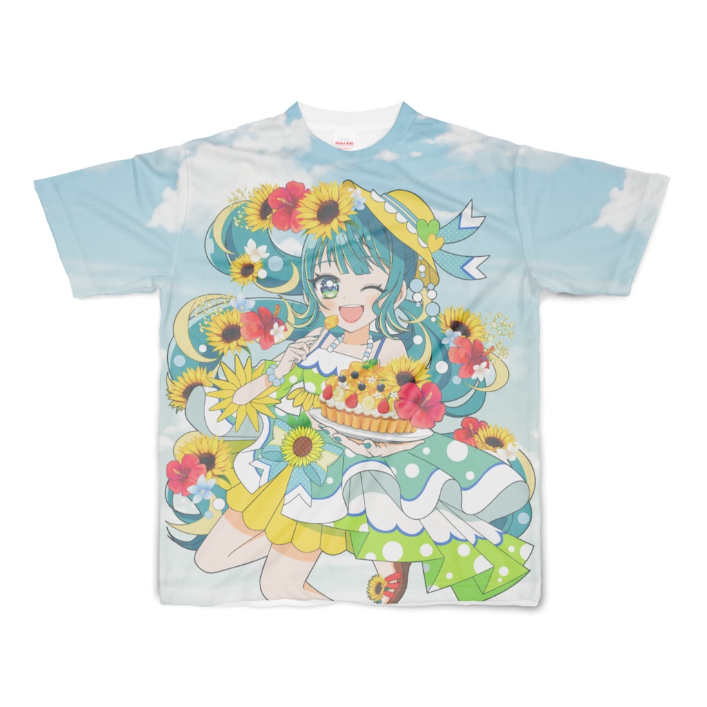 緑青陽日葵 フルグラTシャツ