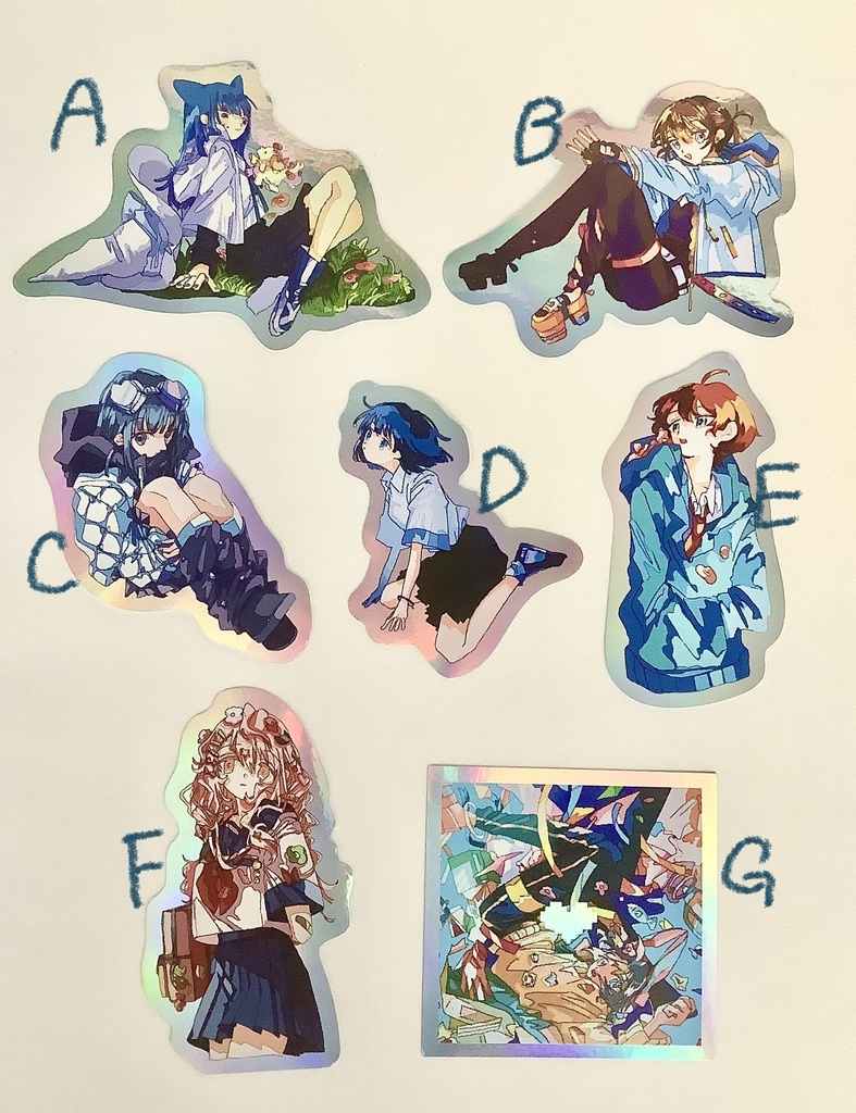 オーロラステッカー