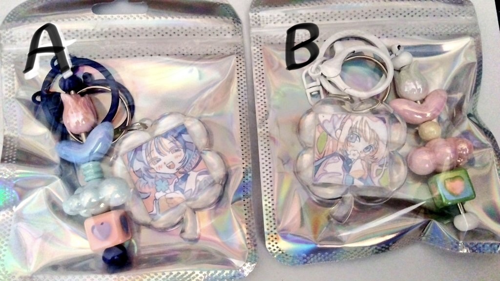 キーホルダー原画(クローバー)