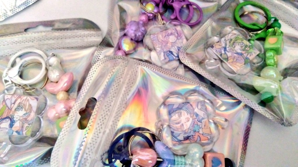 キーホルダー原画(クローバー)